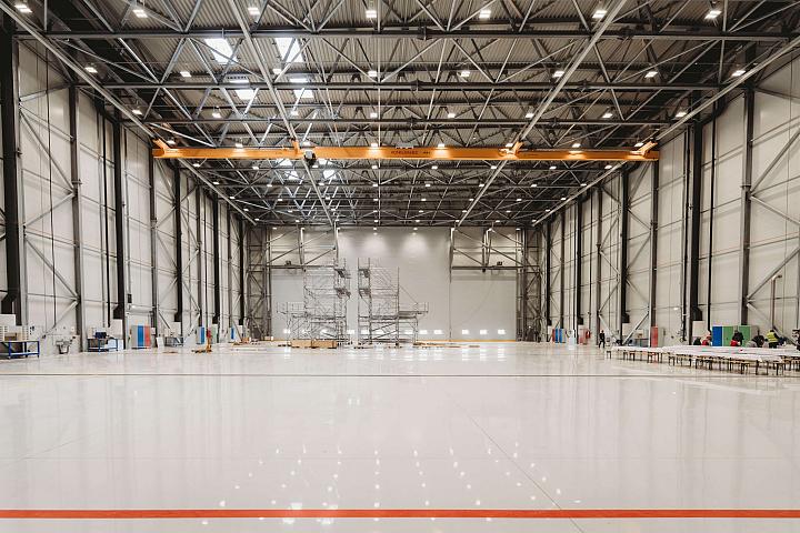 HANGAR ZA VZDRŽEVANJE LETAL SOLINAIR